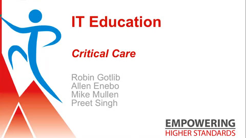 Mindray IT Education Critical Care
