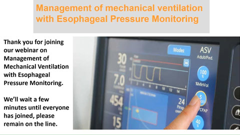 Management of Mechanical Ventilation with Esophageal Pressure Monitoring