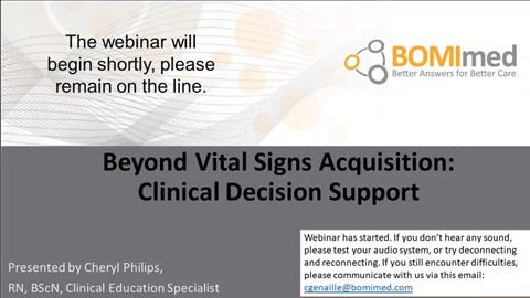 Patient Monitoring: Clinical Decision Support